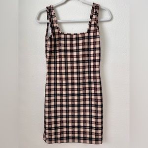 NWT SHEIN Plaid Print Cami Dress